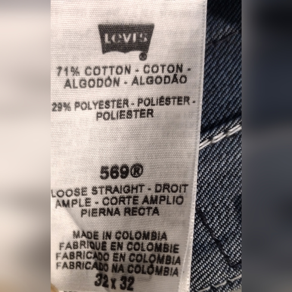 NWOT Men's 569 Loose straight jeans - Picture 6 of 6